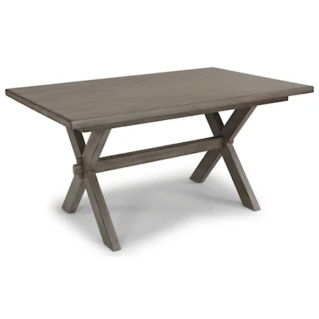 Farmhouse Dining Table with Trestle